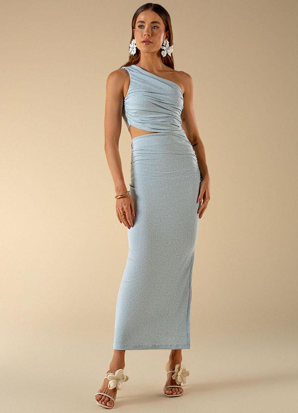 Use Modo - Vestido Nula Manga Azul