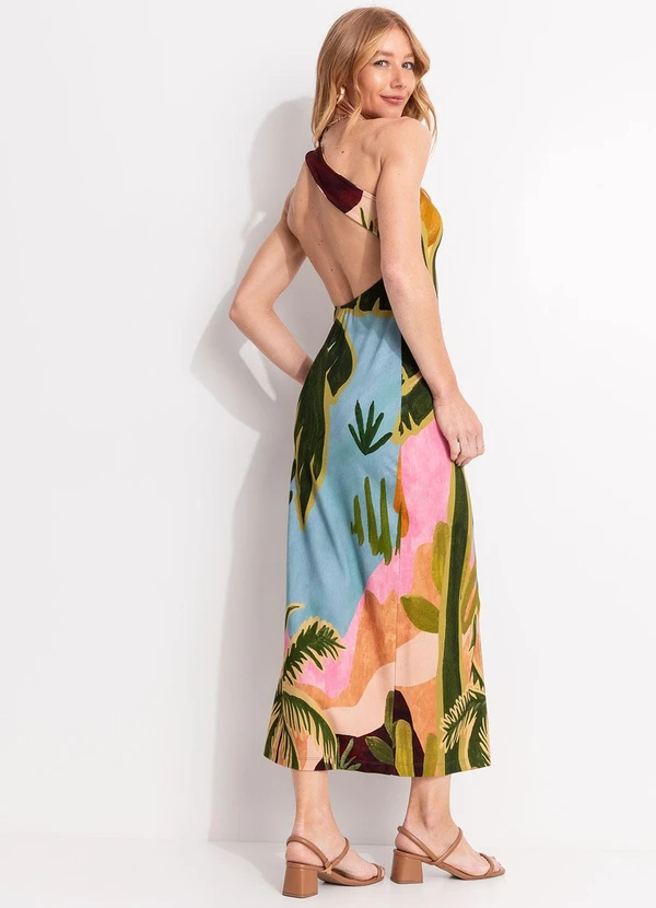 Farm - Vestido Ombro Só Jardim Burburinho Verde 2