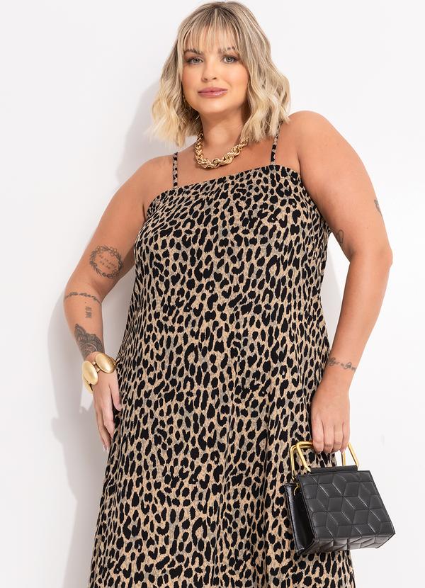 Quintess - Vestido Onça em Canelado 7