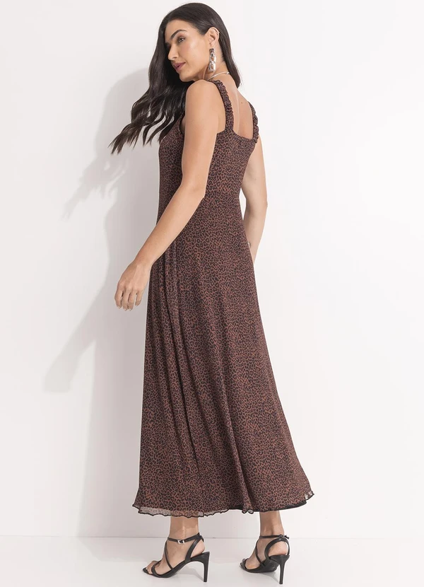 Quintess - Vestido Onça em Tule 2