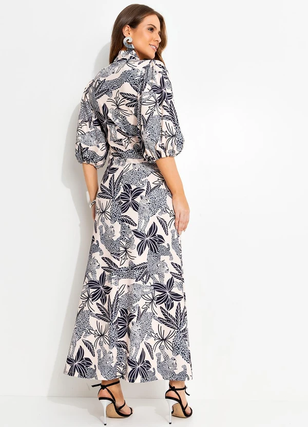 Quintess - Vestido Onças em Malha Fria 2