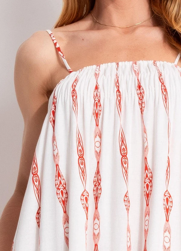 Farm - Vestido Peixe Correnteza Vermelho 7