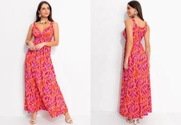 Vestido Pinceladas em Malha Fria