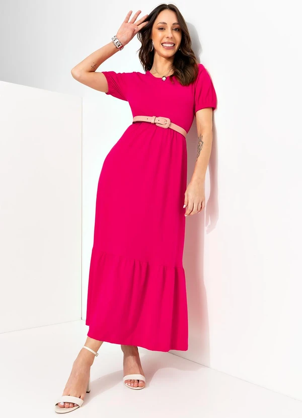 Bimini - Vestido Pink em Malha de Algodão 3