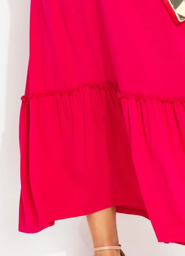 Quintess - Vestido Pink em Malha de Viscose 2