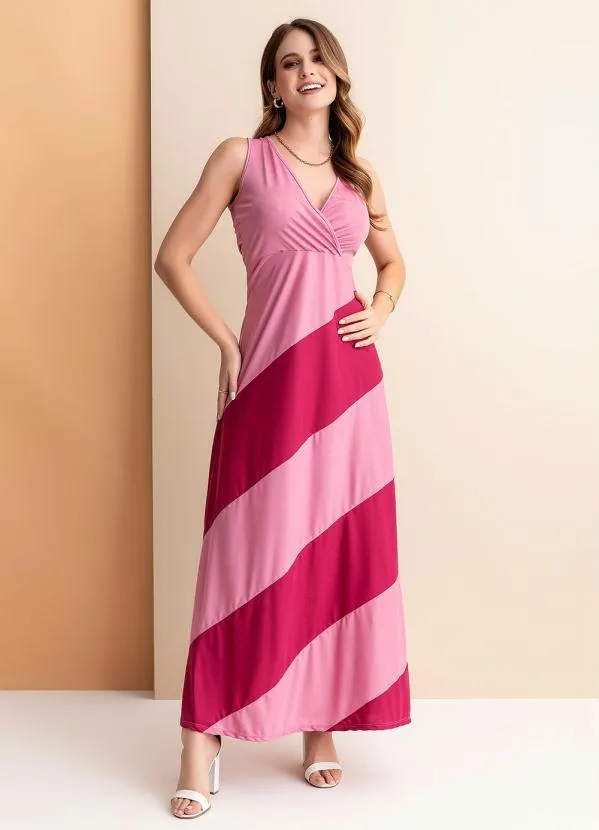 Rosalie - Vestido Pink em Malha