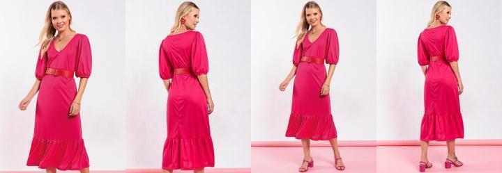 Vestido Pink em Malha