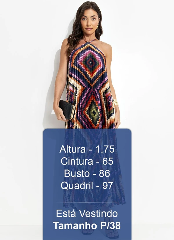 Farm - Vestido Plissado Pretti Preto 6