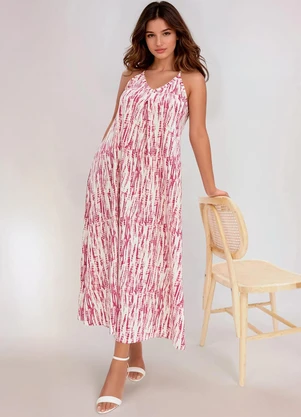 bonprix - Vestido Poá Abstrato em Malha Fria - BONPRIX