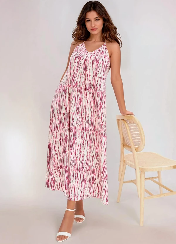 bonprix - Vestido Poá Abstrato em Malha Fria