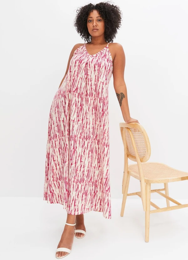 bonprix - Vestido Poá Abstrato em Malha Fria 4