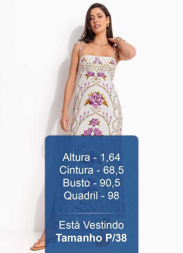 Farm - Vestido Poesia de Flor Off White 6