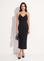Vestido Preto em Malha Crepe Vestido Preto em Malha Crepe