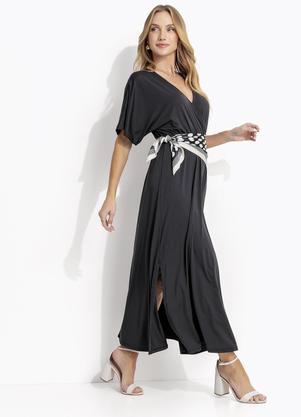 Vestido (Preto) em Malha Fria