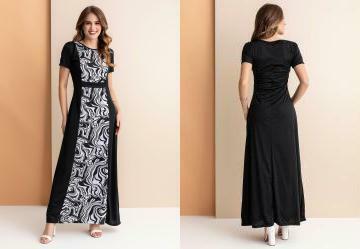 Vestido Preto em Malha