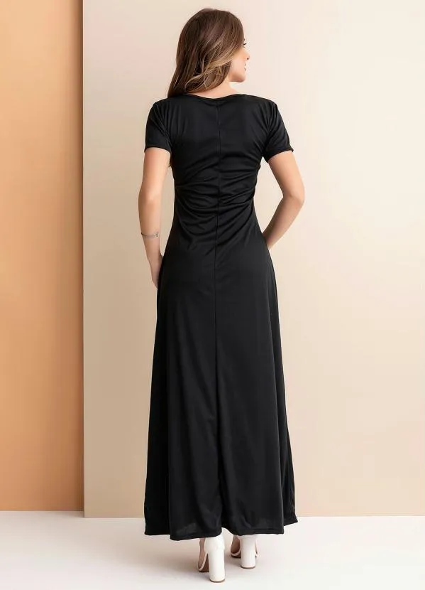 Rosalie - Vestido Preto em Malha 2