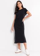 Vestido Preto em Moletom