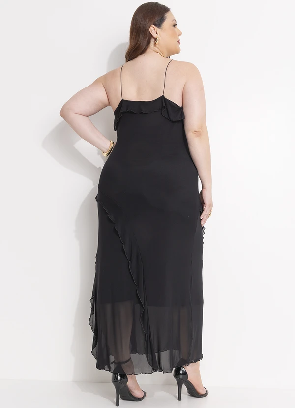 Quintess - Vestido Preto em Tule 3