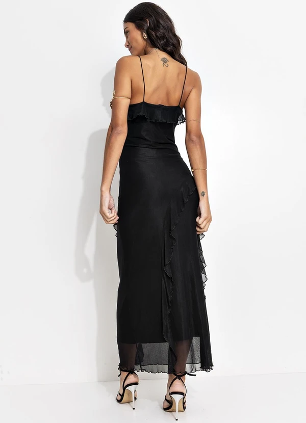 Quintess - Vestido Preto em Tule 14