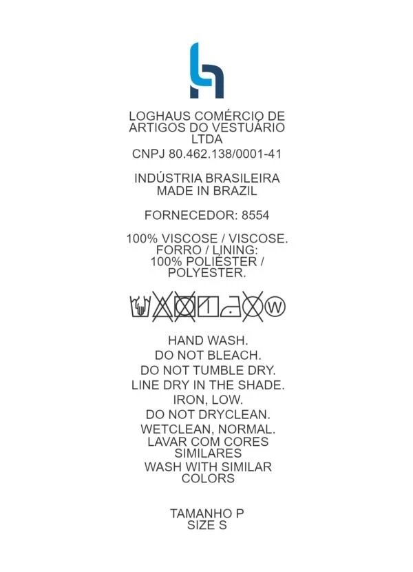 Quintess - Vestido Preto em Viscose Plana 4