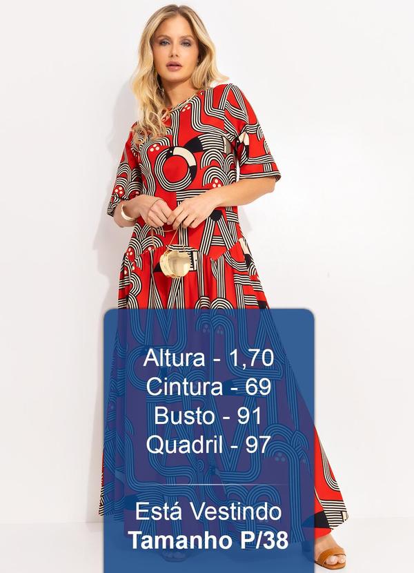 Farm - Vestido Recorte Logotuca Vermelho 5