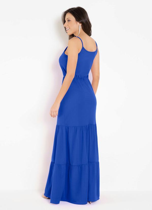 Moda Pop - Vestido Royal com Recortes em Camadas 2