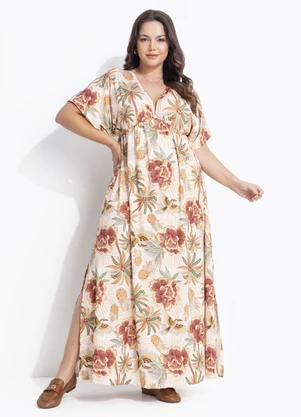 Quintess - Vestido Sol Tropical em Malha Fria - QUINTESS