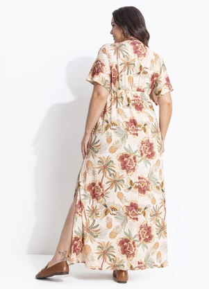 Quintess - Vestido Sol Tropical em Malha Fria - QUINTESS