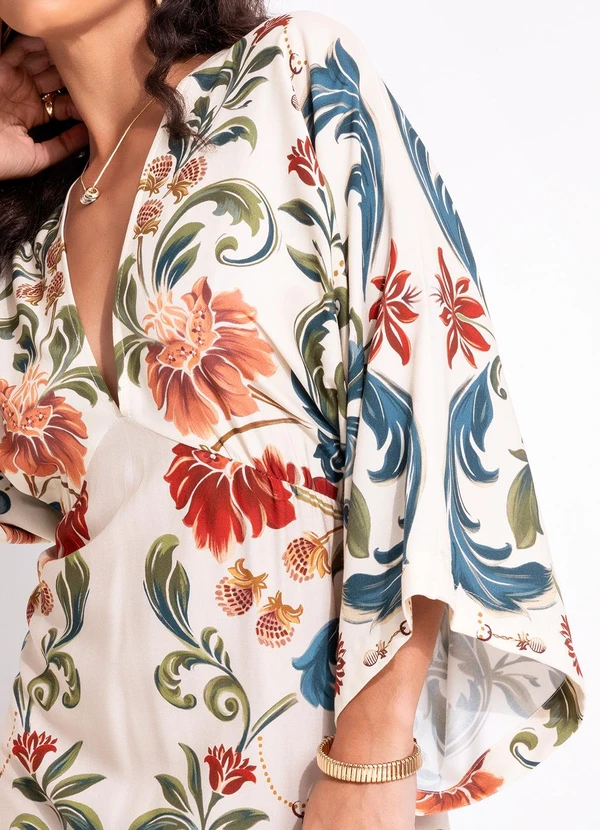 Farm - Vestido Sonho Real Bege 5