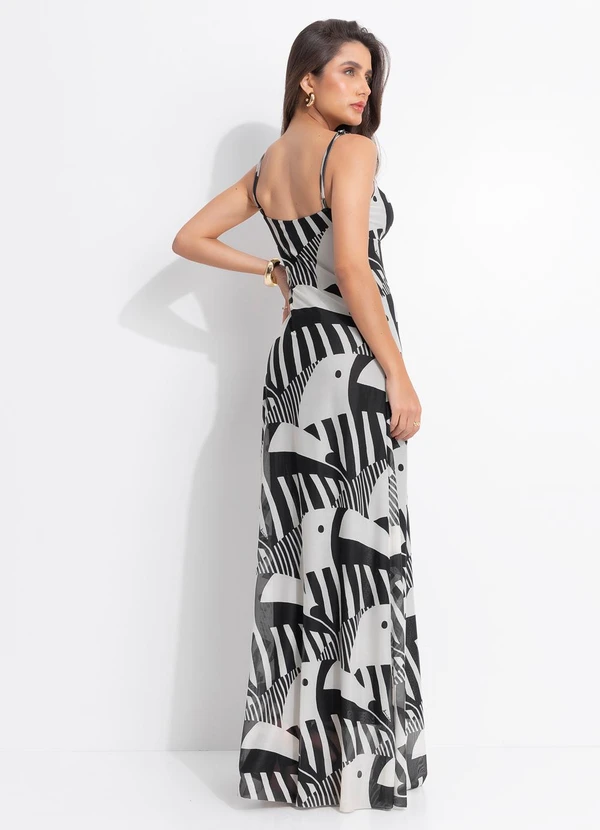 Farm - Vestido Tule Cropped Tuca Legal Preto 2