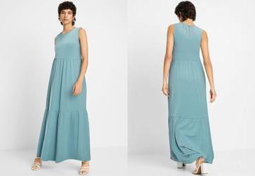 Vestido Verde em Malha Texturizada