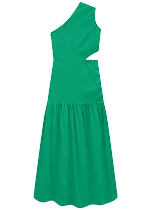 Enfim - Vestido Verde Longo Assimétrico - ENFIM
