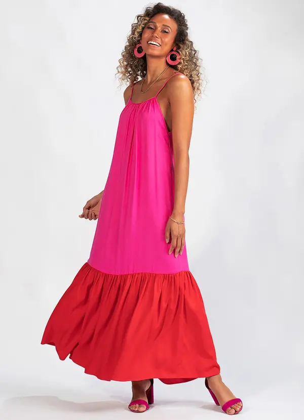 Oh Boy - Vestido Viscose Rosa