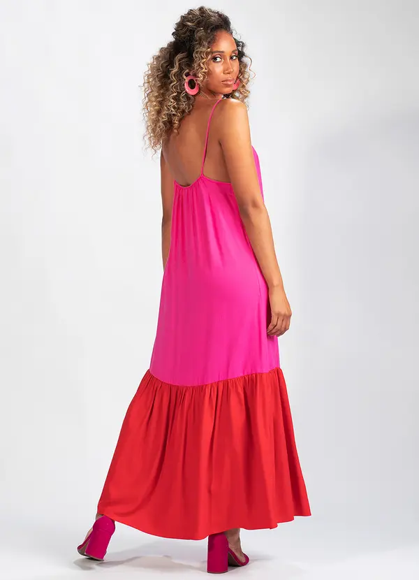 Oh Boy - Vestido Viscose Rosa 2