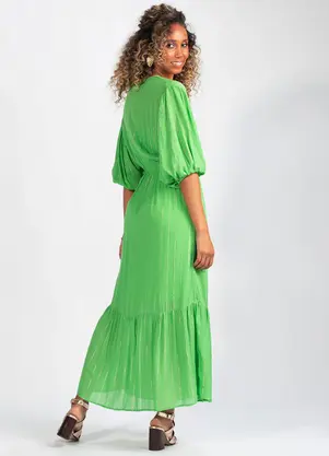 Oh Boy - Vestido Viscose Verde - OH BOY