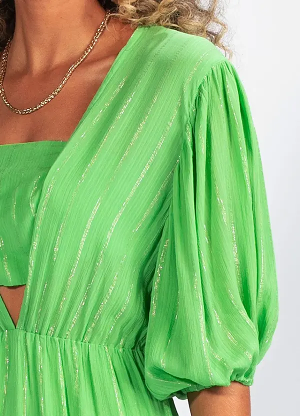 Oh Boy - Vestido Viscose Verde 4