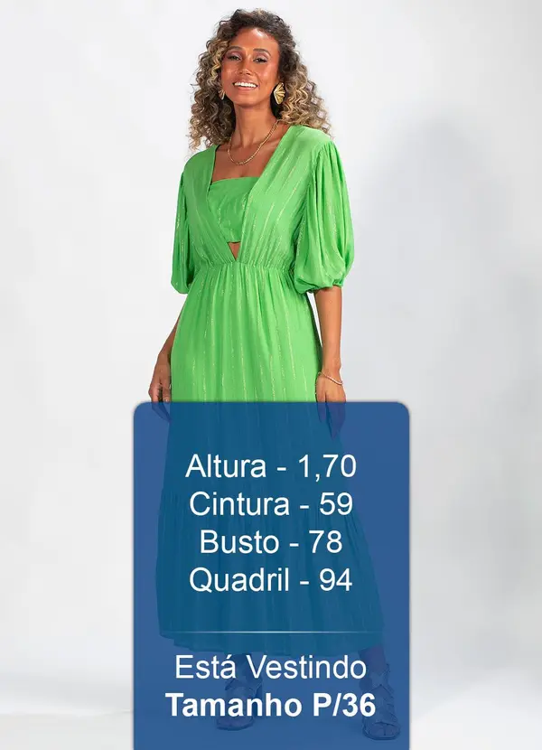 Oh Boy - Vestido Viscose Verde 5