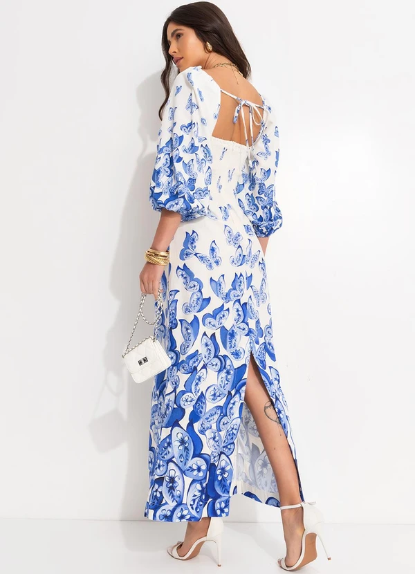 Farm - Vestido Voo de Porcelana Off White 2