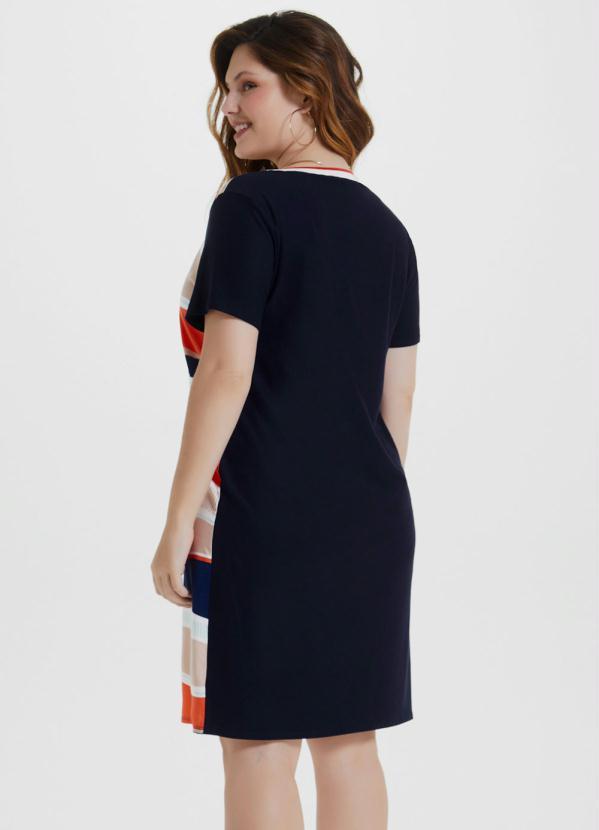 Lunender Mais Mulher - Vestido Crepe Visco Rayon Azul 2