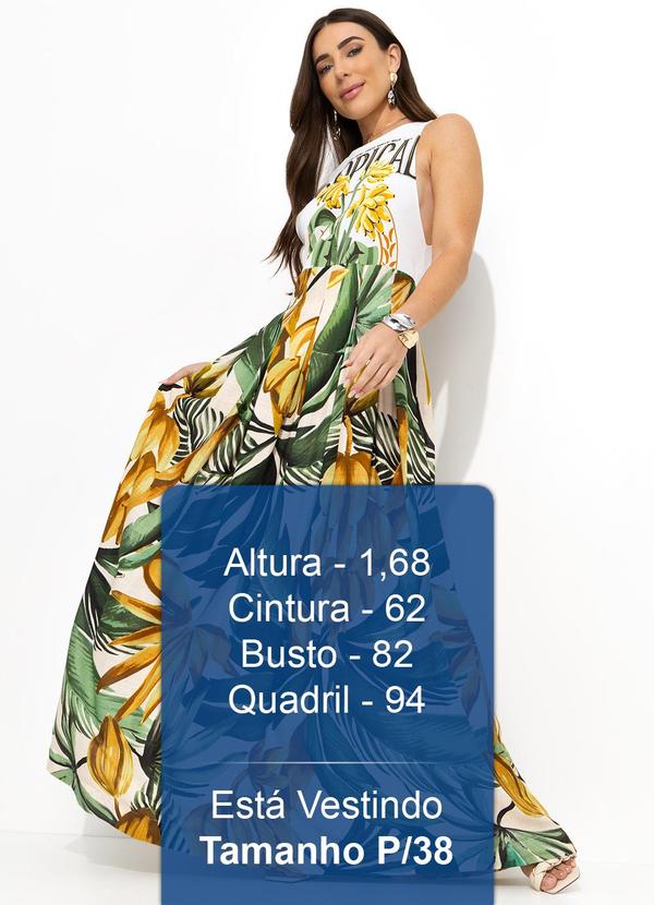 Farm - Vestido Cropped Banana Off White 5