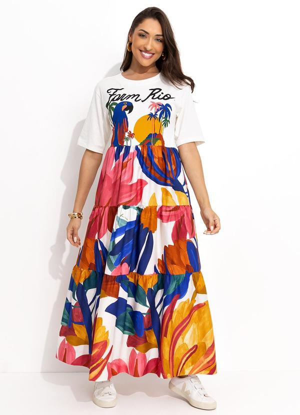 Farm - Vestido Cropped Farmrio Off White