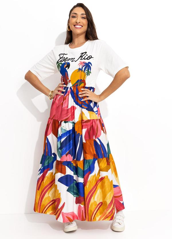 Farm - Vestido Cropped Farmrio Off White 3