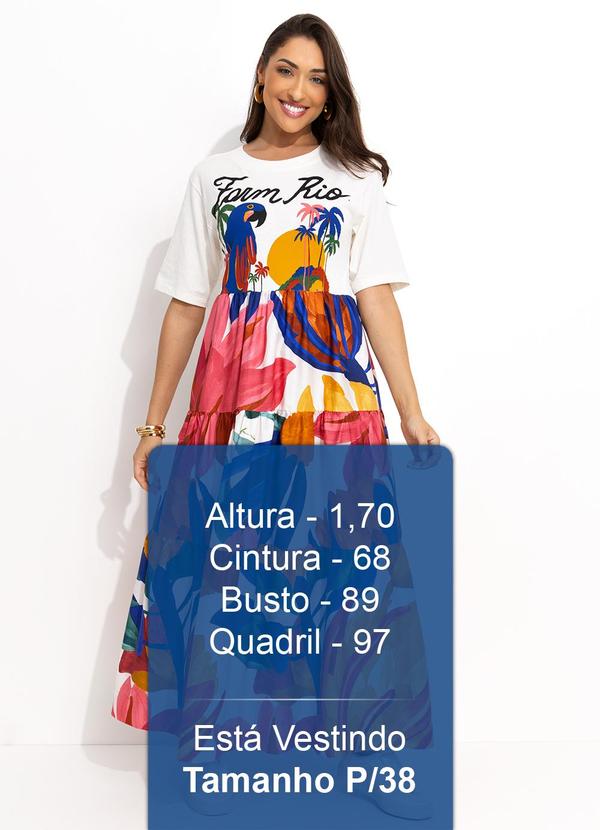 Farm - Vestido Cropped Farmrio Off White 5