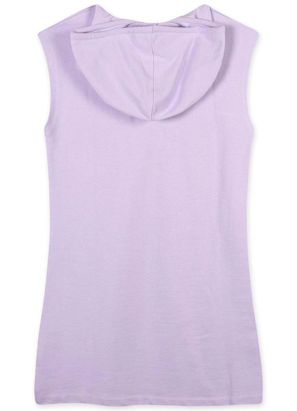 Pakalolo - Vestido Feminino com Capuz Moletom Lilás 4