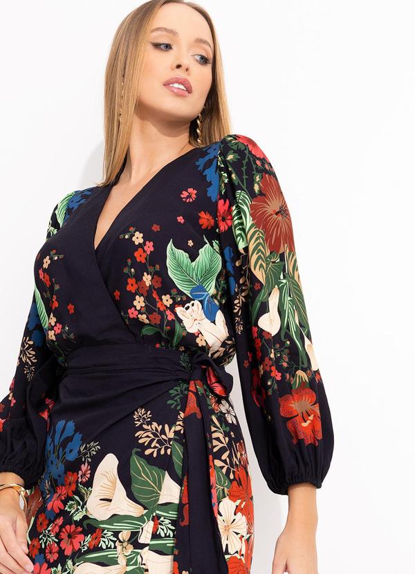 Farm - Vestido Manga Menina Bonita Preto 2