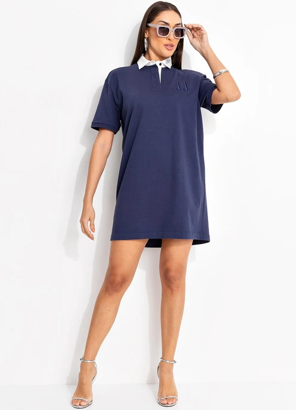 John John - Vestido Polo Azul 3
