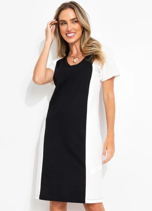 Bimini - Vestido Preto em Moletom - BIMINI