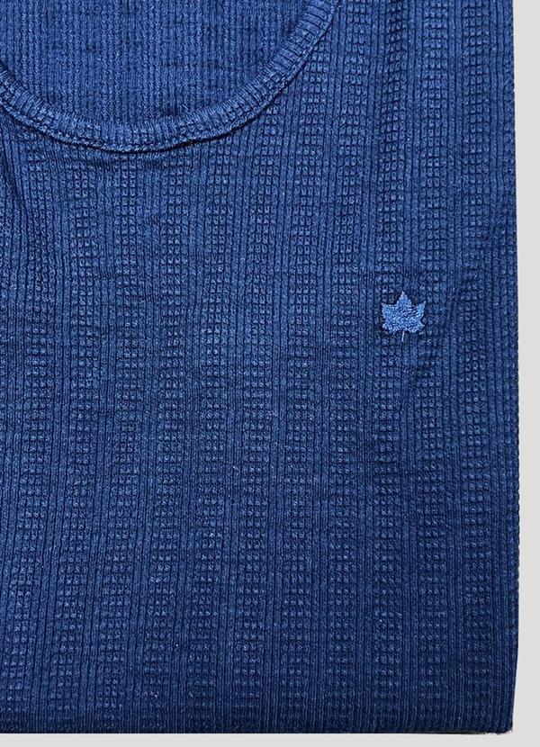 Seeder - Vestido Slim Fit Malha Canelada Azul 3