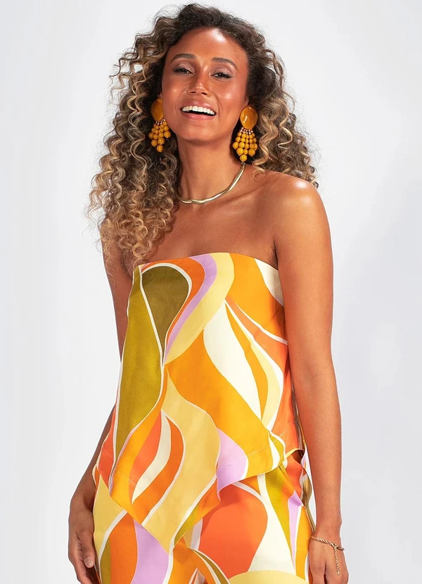 Farm - Blusa de Viscose Selva Urbana Estampado 2