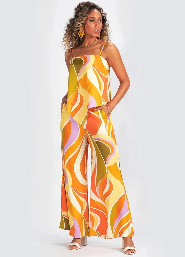 Farm - Blusa de Viscose Selva Urbana Estampado 3